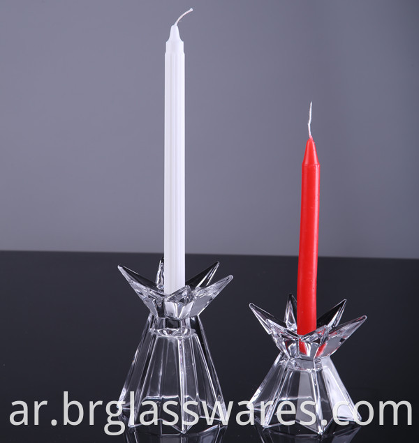 Set of 2 Unique Shine Star Candlestick Holder